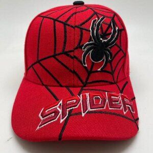 Spider Style Baseball Cap – Web Embroidery Design